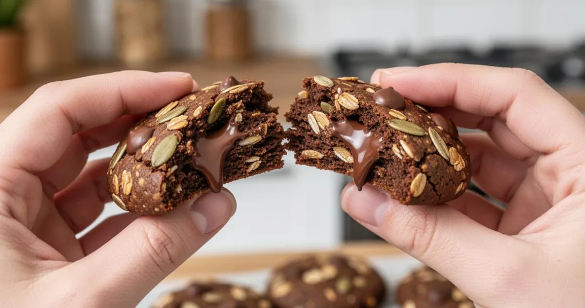 Comment préparer des cookies au chocolat, muesli et noix de coco sans gluten et sans lactose – image 2