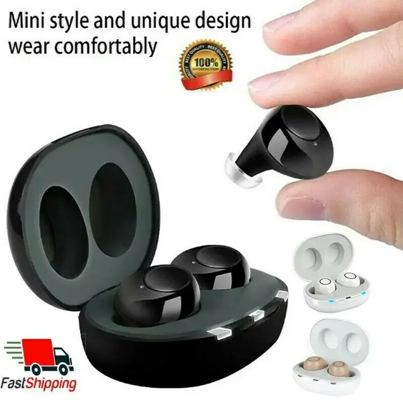 Aide auditive intra-auriculaire rechargeable USB