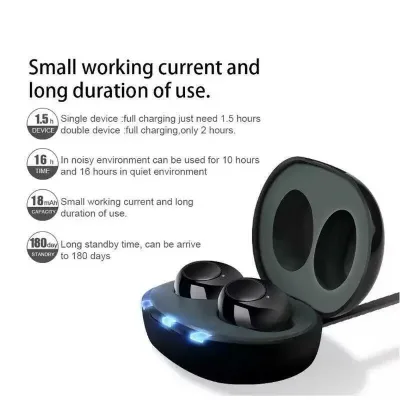 Aide auditive intra-auriculaire rechargeable USB – image 2