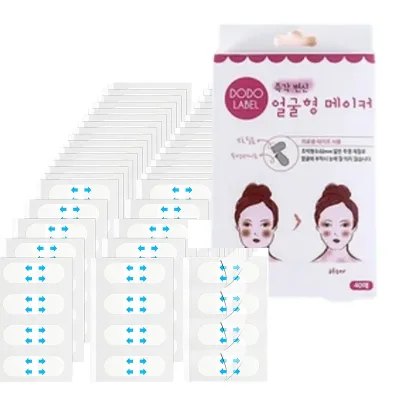 Autocollants lift visage en plastique, 40 ou 80 pièces – image 2