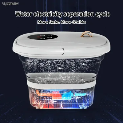 Bain de pieds électrique pliable à bulles – image 3