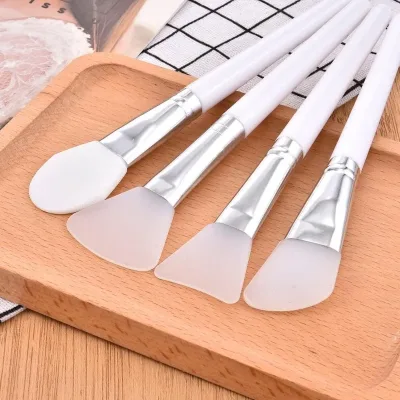 Brosses à masque facial en silicone, lot de 4