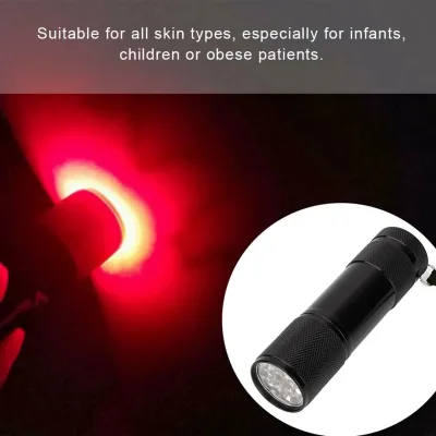 Détecteur de veines LED rouge portable – image 2