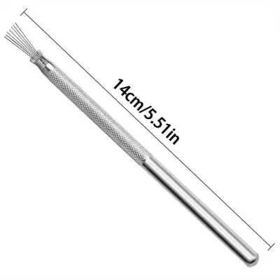 Stylo à ongles à 7 pointes en acier inoxydable – image 2